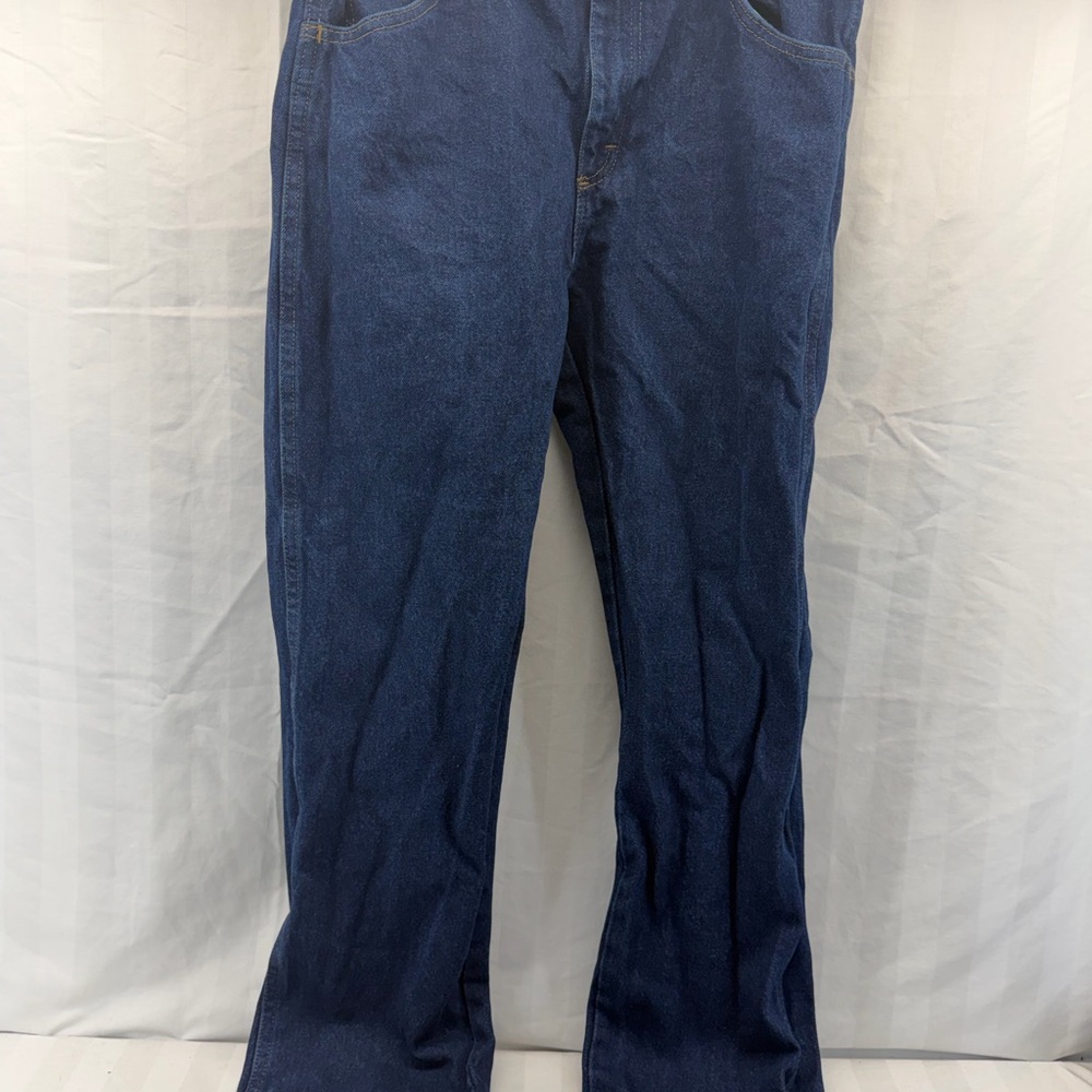 Rustler Men's Deep Blue Bootcut Jeans